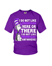 Load image into Gallery viewer, Fibromyalgia Anywhere Break Cancer Spirit T-Shirt Youth Tee
