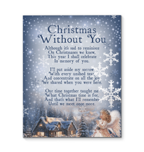 Load image into Gallery viewer, Christmas With You Vertical Poster Wrapped Canvas