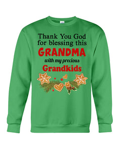 Blessing My Grandma Christmas Gift For Family Sweatshirt