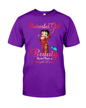 Load image into Gallery viewer, November Girl Sexy Beauty T-Shirt Guys Tee