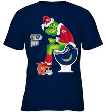 Load image into Gallery viewer, Funny Grinch Kansas Chief Christmas Gift Tee Youth Tee