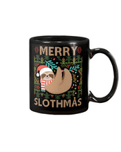 Load image into Gallery viewer, Merry Slothmas Christmas Gift For Kids Family Gift T-Shirt Mug