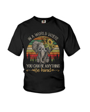 Load image into Gallery viewer, Elephant Be Kind Trending Quote Vintage T-Shirt Youth Tee