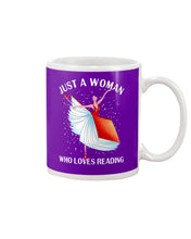 Load image into Gallery viewer, Just A Woman Loves Dancing And Reading Books Mug