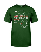 Load image into Gallery viewer, Every One Is A Photographer Black T-Shirt Guys Tee