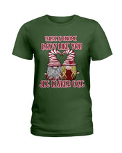 Load image into Gallery viewer, Gnome Lover Christmas Gift For Couple Tee Ladies Tee