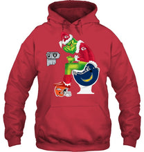 Load image into Gallery viewer, Funny Grinch Kansas Chief Christmas Gift Tee Hoodie