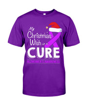 Load image into Gallery viewer, My Christmas Wish Is A Cure Guys Tee