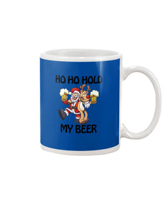 Santa Claus Funny Hold My Bear Christmas Gift For Friends Mug