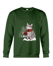 Load image into Gallery viewer, Cute Cat Christmas Gift For Cat Lovers Custom T-Shirt Sweatshirt