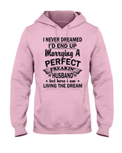 Load image into Gallery viewer, I Marry A Freaking Awesome Husband Gift For Wife T-Shirt Hoodie