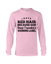 Load image into Gallery viewer, Great Gift For Redhead Grandma Unisex Long Sleeve