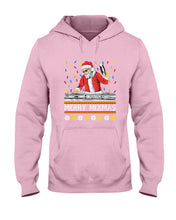 Load image into Gallery viewer, Merry Mixmas - Santa Claus Dj Funny Christmas Gift Hoodie