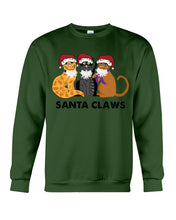 Load image into Gallery viewer, Santa Claws Funny Gift Christmas Gift For Cat Lovers Sweatshirt