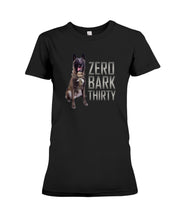 Load image into Gallery viewer, K9 Dog Hero Zero Bark Thirty Ladies Tee