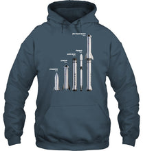 Load image into Gallery viewer, Into The Space Gift For Fans Black T-Shirt Hoodie