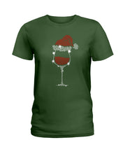 Load image into Gallery viewer, Christmas Gift For Wine Lovers Custom T-Shirt Ladies Tee