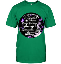 Load image into Gallery viewer, To My Husband In Heaven Gift For Widow Guys Tee