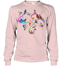 Load image into Gallery viewer, Bird Colorful Infinity Sign Unisex Long Sleeve