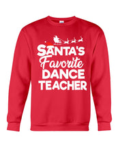 Load image into Gallery viewer, Santa Dance Teacher Christmas Shirt Sweatshirt