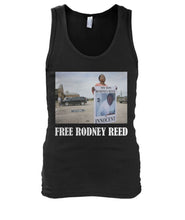 Load image into Gallery viewer, Free Rodney Reed Raise Your Voice 1 Unisex Tank Top