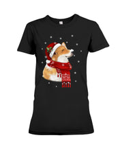 Load image into Gallery viewer, Corgi Christmas Gift Funny T-Shirt Ladies Tee