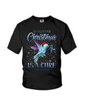 Load image into Gallery viewer, All I Want For Christmas Is A Cure Stop Diabetes Youth Tee