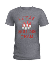 Load image into Gallery viewer, Lefse Rolling Team Cute Tee Ladies Tee