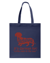 Load image into Gallery viewer, Dachshund German Shirt For Dachshunds Dog Lovers Basketweave Tote Bag