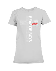 41 Years Sabotage Beastie Boys Black T-Shirt Ladies Tee