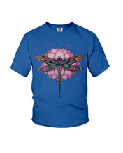 Load image into Gallery viewer, Let It Be Dragonfly Lotus Youth Tee