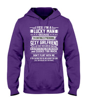 Load image into Gallery viewer, Lucky Man Have Sexy Girlfriend Gift For Couple Tee Hoodie