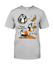 Load image into Gallery viewer, Penguin Happy Thanksgiving Gift For Kids Guys Tee