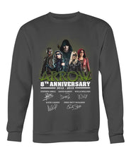 Load image into Gallery viewer, Arrow 8Th Anniversary Gift For Fans Black T-Shirt Unisex Long Sleeve