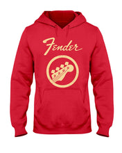 Load image into Gallery viewer, Guitar Lovers Fender Black T-Shirt Hoodie