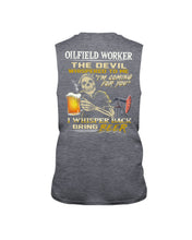 Load image into Gallery viewer, Oilfield Worker Beer Lover Gift Funny Tee Unisex Long Sleeve