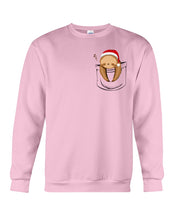Load image into Gallery viewer, Pocket Slothmas Christmas Gift Funny T-Shirt Sweatshirt