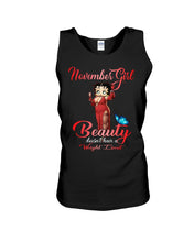 Load image into Gallery viewer, November Girl Sexy Beauty T-Shirt Unisex Tank Top