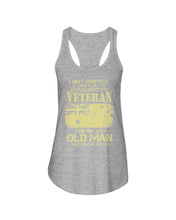Load image into Gallery viewer, Veteran Australian Defence Force Gift For Grandpa Family Tee Ladies Flowy Tank