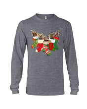 Load image into Gallery viewer, Yorkies In The Socks For Yorkie Lovers Christmas Gift Unisex Long Sleeve