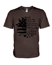 Load image into Gallery viewer, Christian T-Shirt Amen Guys V-Neck