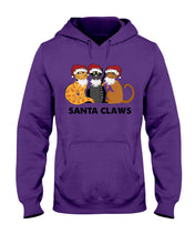Load image into Gallery viewer, Santa Claws Funny Gift Christmas Gift For Cat Lovers Hoodie