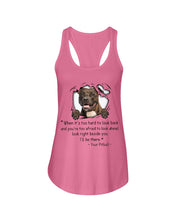 Load image into Gallery viewer, Pitbull I'll Be There Gift For Dog Lovers T-Shirt Ladies Flowy Tank