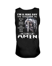 Load image into Gallery viewer, June Guy Amen Birthday Gift For Christian Unisex Tank Top