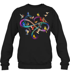 Bird Colorful Infinity Sign Sweatshirt