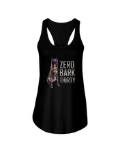 Load image into Gallery viewer, K9 Dog Hero Zero Bark Thirty Ladies Flowy Tank