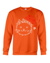 Load image into Gallery viewer, Cute Cat Face Christmas Gift For Cat Lovers T-Shirt Sweatshirt