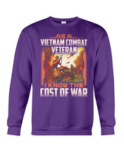 Load image into Gallery viewer, Veteran Cost Of War Gift For Soldier T-Shirt Sweatshirt