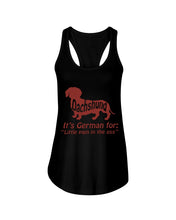 Load image into Gallery viewer, Dachshund German Shirt For Dachshunds Dog Lovers Ladies Flowy Tank