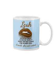 Load image into Gallery viewer, Leah A Mouth She Can't Control Quote Name T-Shirt Mug